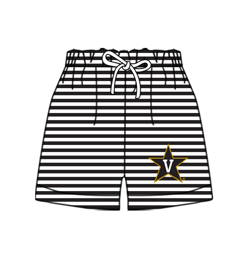Preorder moq 5 Baby Boys Team Stripe Shorts Bottom