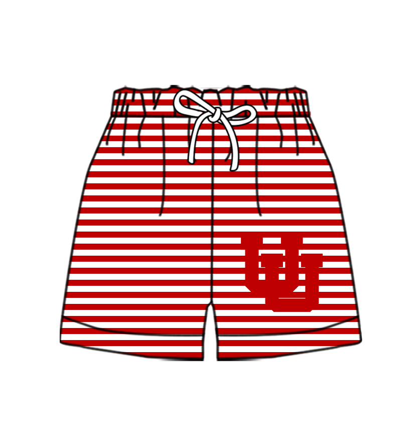 Preorder moq 5 Baby Boys Team Stripe Shorts Bottom