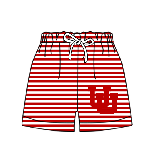 Preorder moq 5 Baby Boys Team Stripe Shorts Bottom