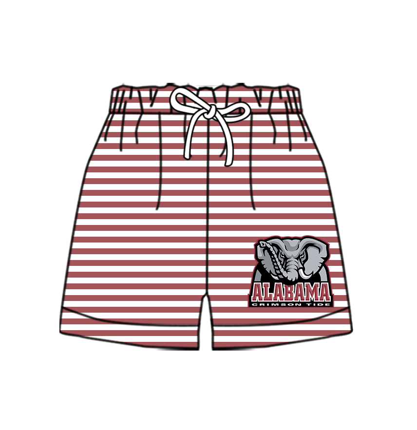 Preorder moq 5 Baby Boys Team Stripe Shorts Bottom