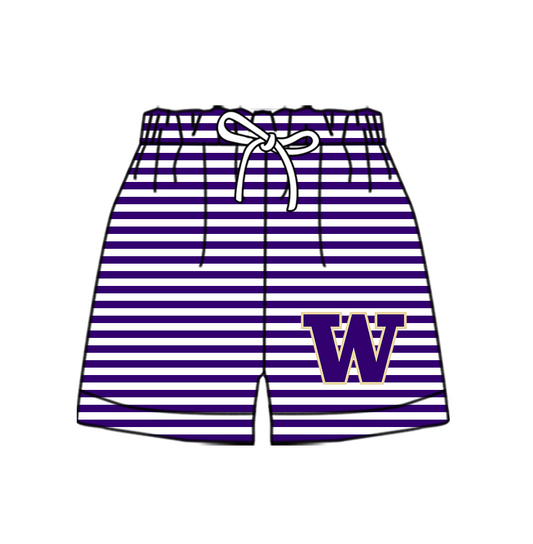 Preorder moq 5 Baby Boys Team Stripe Shorts Bottom
