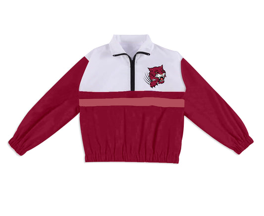 Preorder (moq 5)Baby Boys Long Sleeve Wildcats Team Zip Pullovers Tops