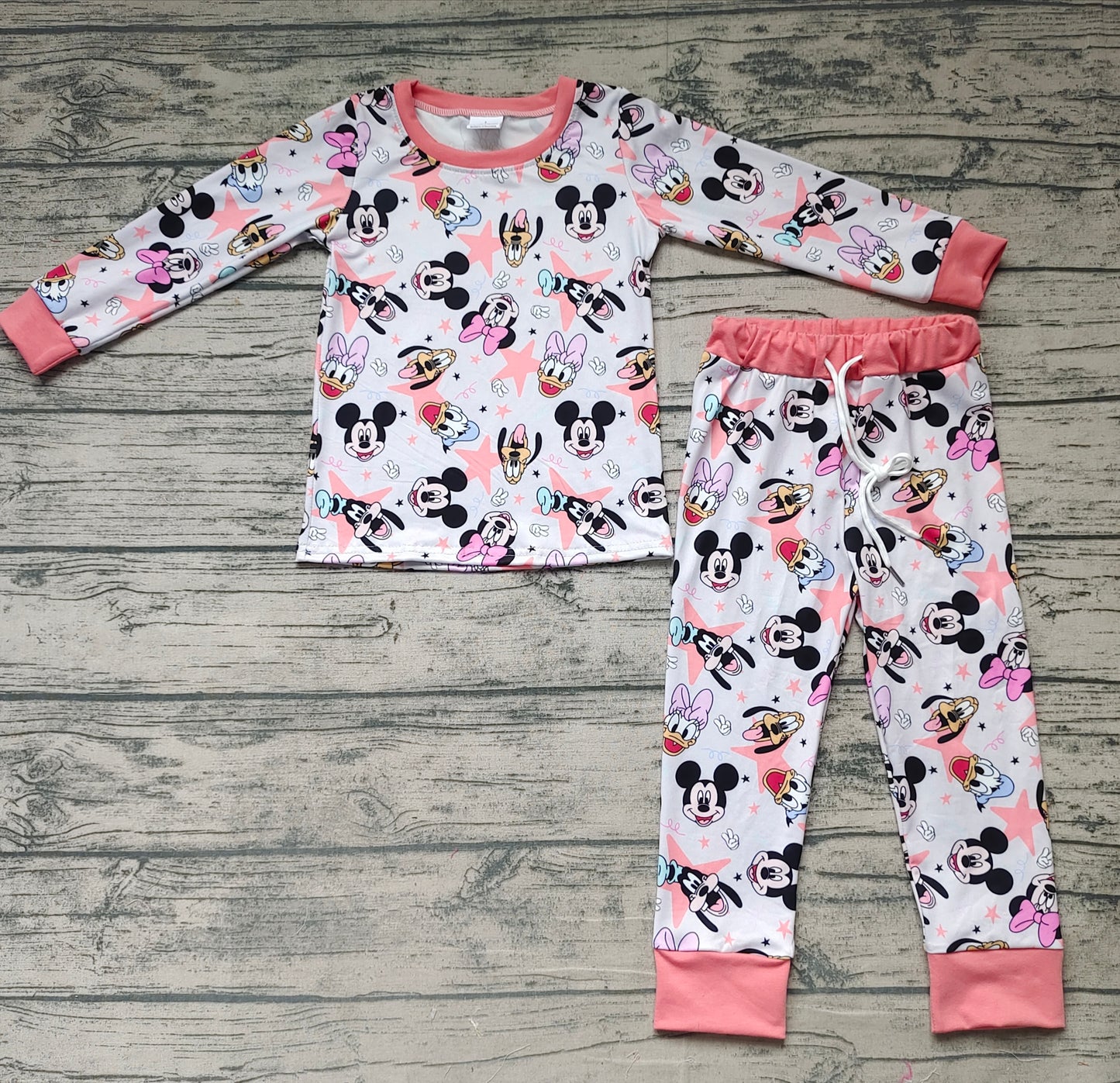 Baby Girls Fall Animal Pajamas Pants Clothes Sets