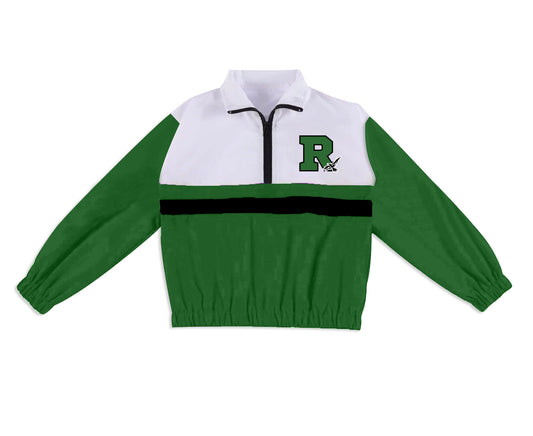Preorder (moq 5)Baby Boys Long Sleeve Ravens Team Zip Pullovers Tops