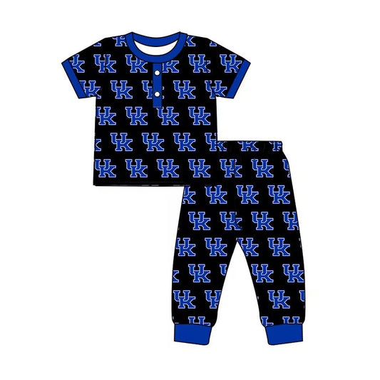 Baby Boys Black UK Shirt Pants Pajamas Clothes Sets Preorder(moq 5)