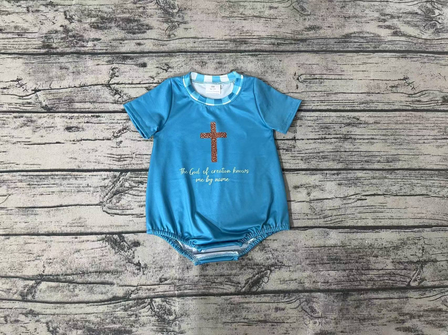 Baby Boys Cross Short Sleeve Summer Rompers