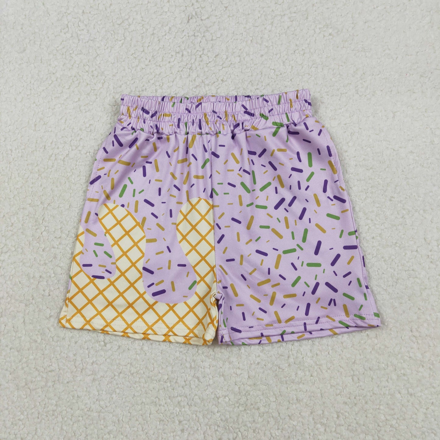 Baby Boys Mardigras Sprinkles Drip Team Shorts Bottom