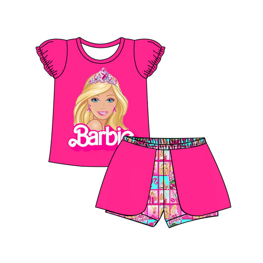 Baby Girls Doll Shirt Shorts Summer Clothes Sets preorder (moq 5)