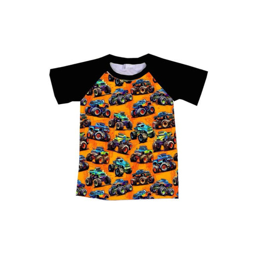 Baby Boys Short Sleeve Top Truck Summer Tee Shirts Preorder(moq 5)
