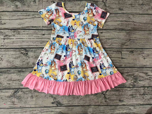 Baby Girls Back To School Dogs Dresses