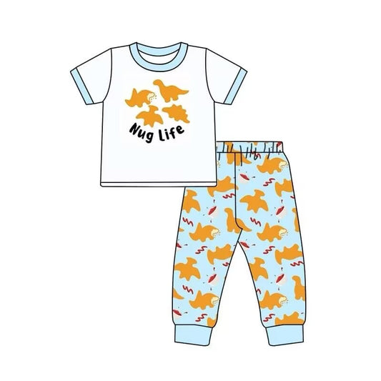 Baby Boys Dinosaur Shirt Top Pants Pajamas Clothes Sets split order preorder Sep 3rd