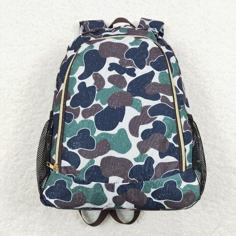 Baby Kids Boys Sibling Brother Camo Backpacks  Bags