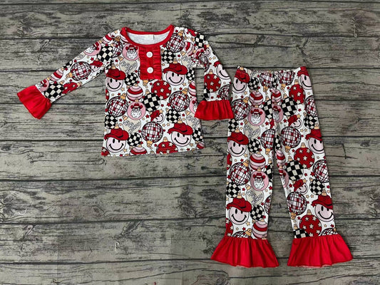 Baby Girls Christmas Ball Pajamas Clothes Sets