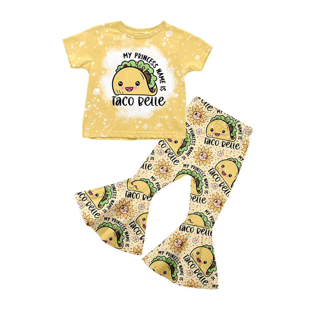 Baby Girls Taco Bell Pants Clothes Sets preorder(moq 5)