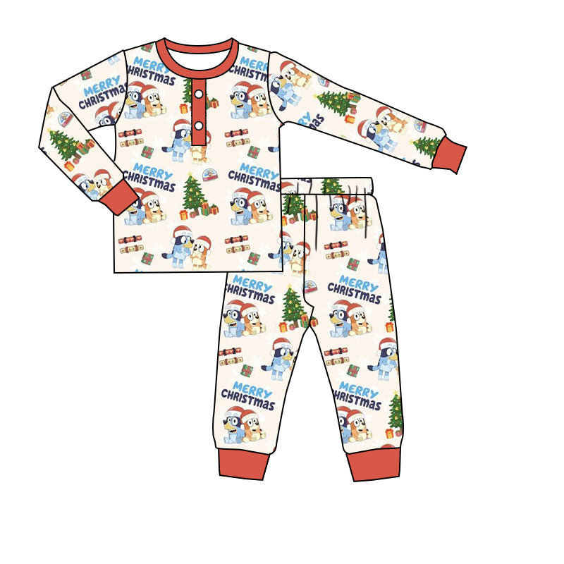 Baby Boys Cartoon Dogs Pajamas Clothes Sets preorder(moq 5)