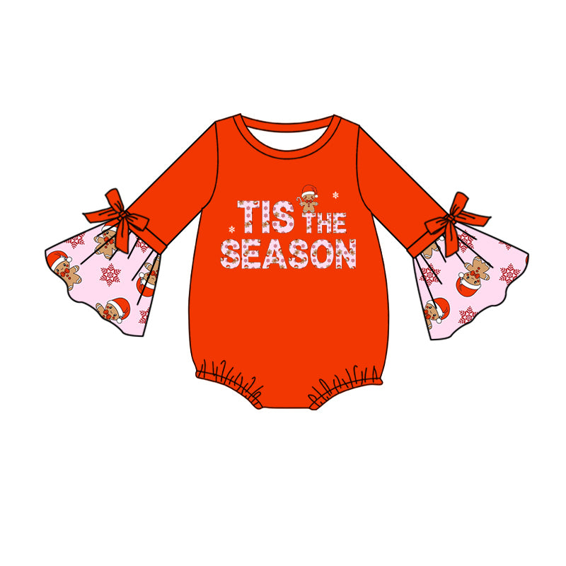 Baby Infant Girls Christmas This the season Rompers preorder(moq 5)