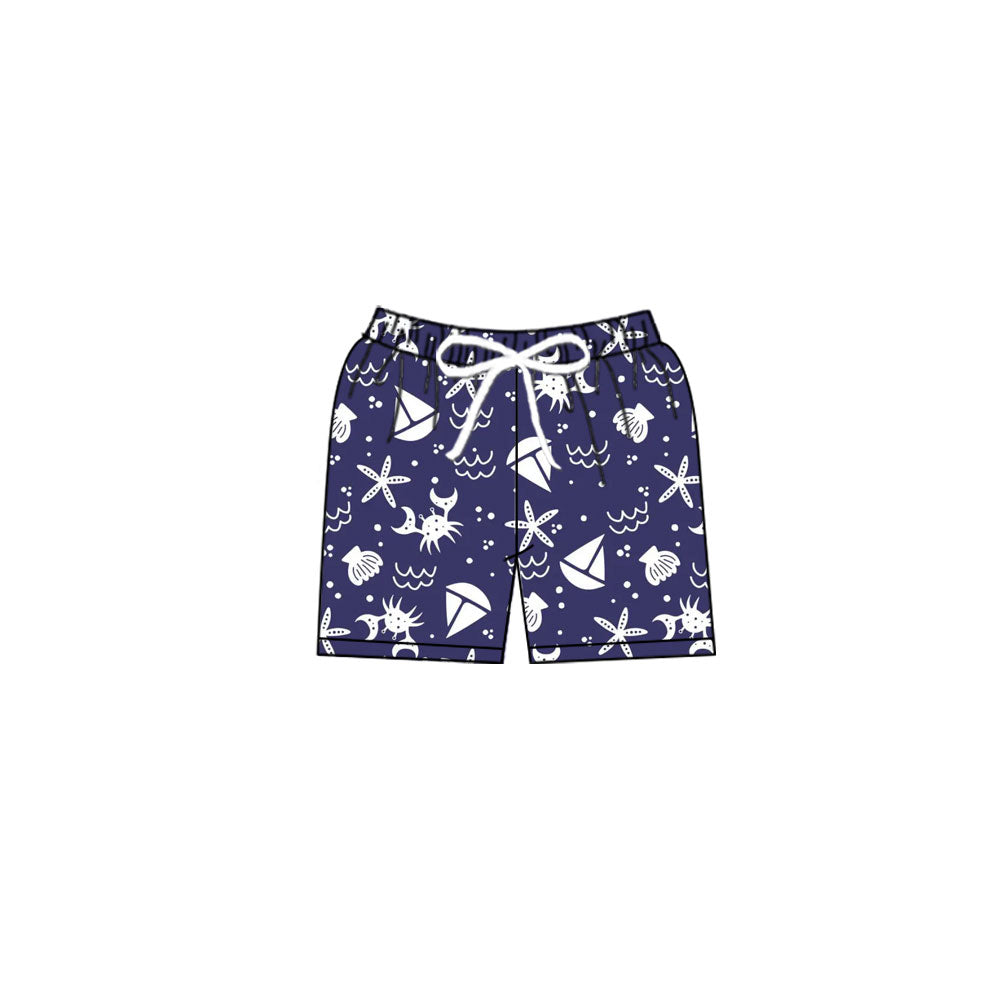 Baby Boys Sea World Swimming Sea Shell Trunks Bottom Preorder