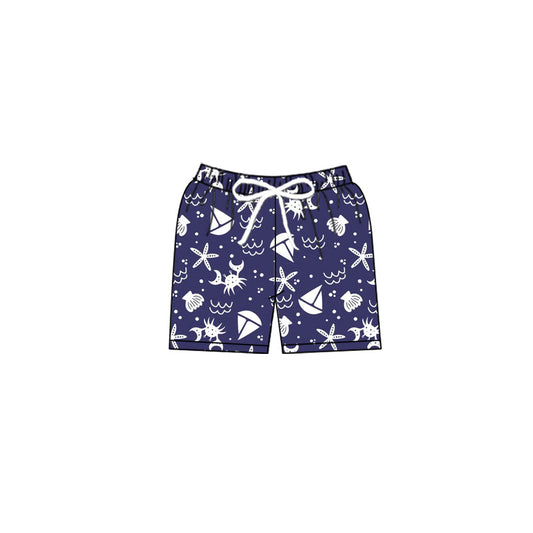 Baby Boys Sea World Swimming Sea Shell Trunks Bottom Preorder