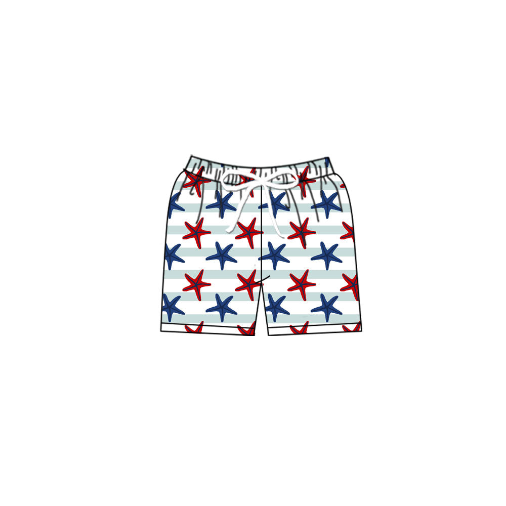 Baby Boys Sea World Swimming Stars Trunks Bottom Preorder