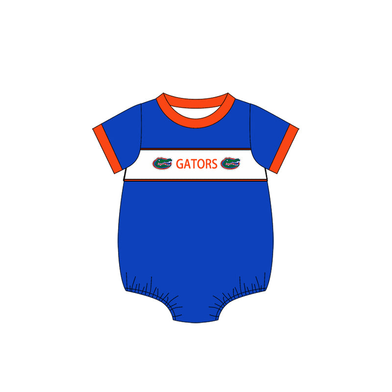 Preorder(moq 5)Baby Infant Boys Gators Team Rompers