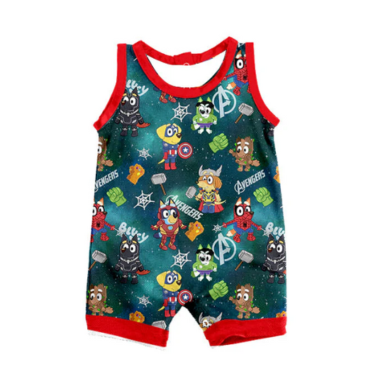 Baby Infant Boys Dog Cartoon Rompers preorder split order May 16th
