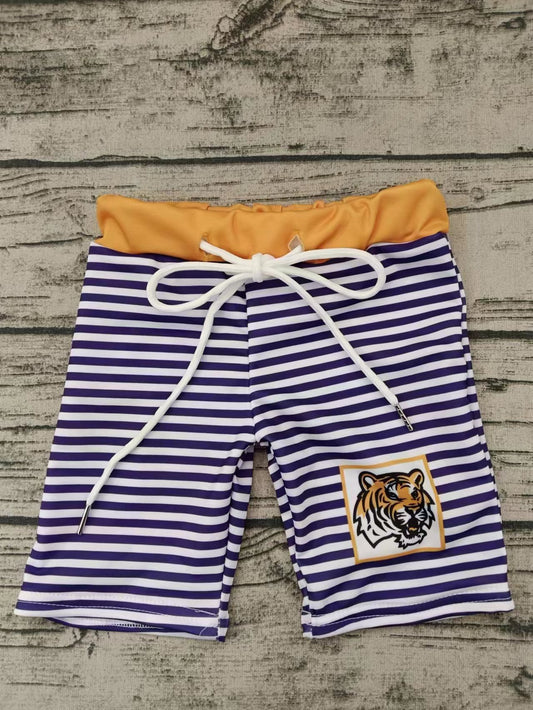 Baby boys team tiger trunks swimsuits preorder (moq 5)