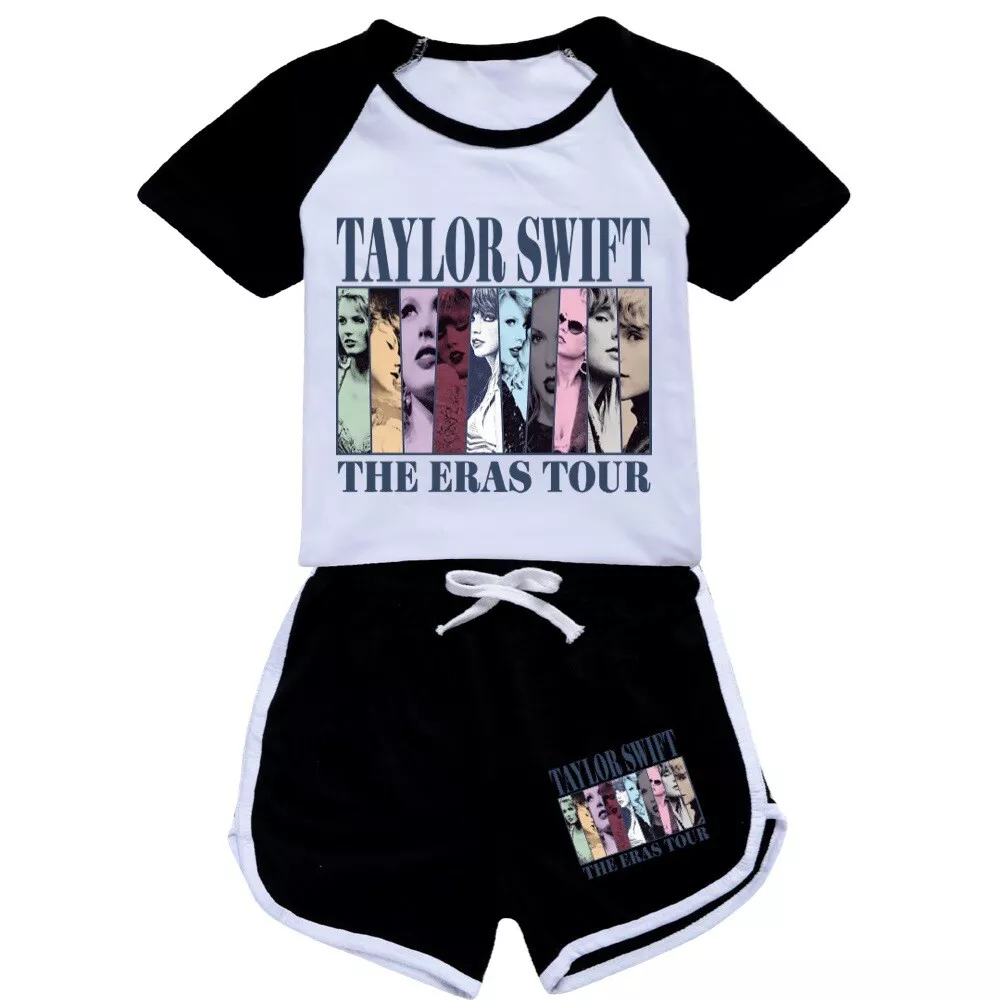Baby Girls Black Singer Shirt Sports Shorts Clothes Sets Preorder(moq 5)