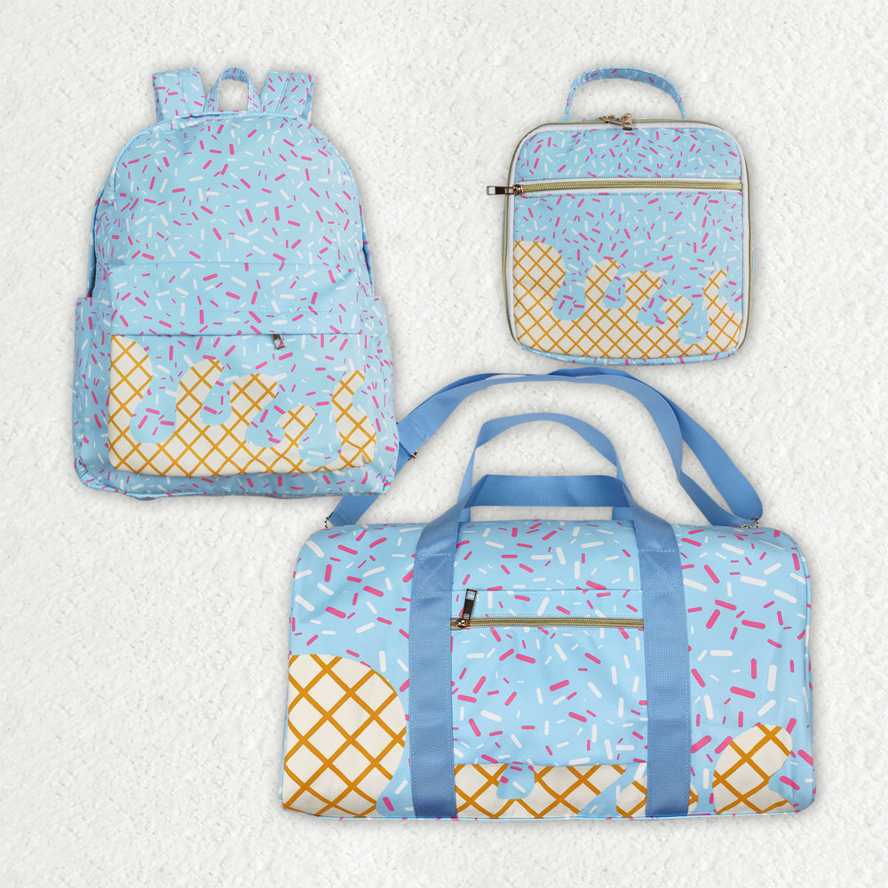 Sibling Blue Teams Duffle Gym Backpacks Lunch Bags