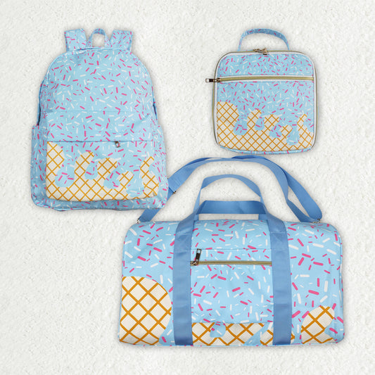Sibling Blue Teams Duffle Gym Backpacks Lunch Bags