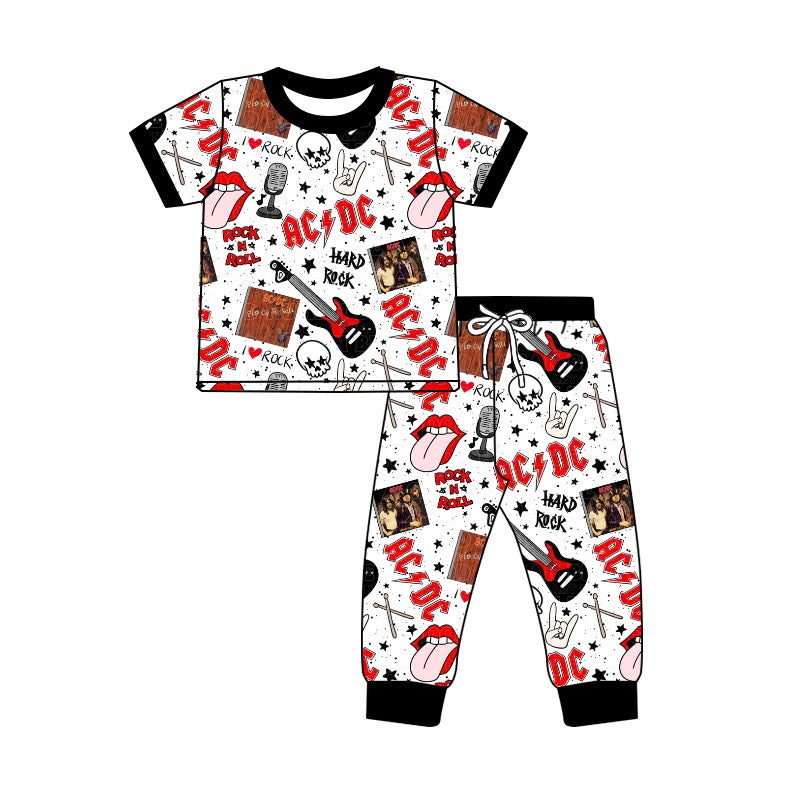 Baby Boys Singer Band Top Pants Pajamas Clothing Sets Preorder(moq 5)