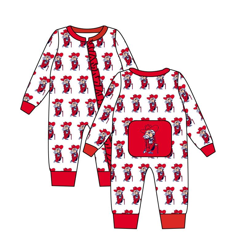 Baby Infant Kids Rebe Red Ruffle Long Sleeve Rompers preorder(moq 5)