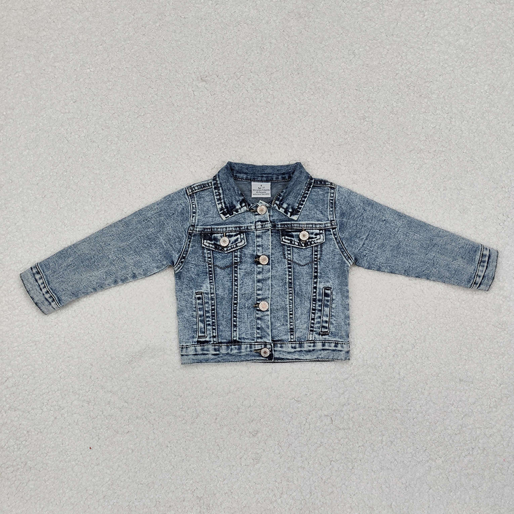 Baby Girls Light Blue Denim Fall Spring Jackets