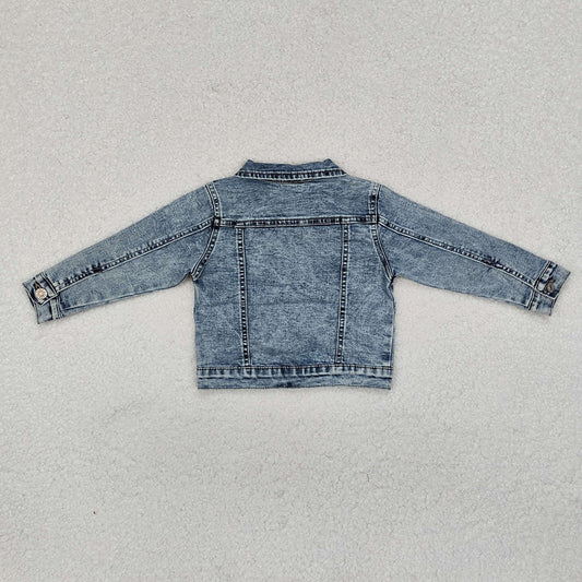 Baby Girls Light Blue Denim Fall Spring Jackets