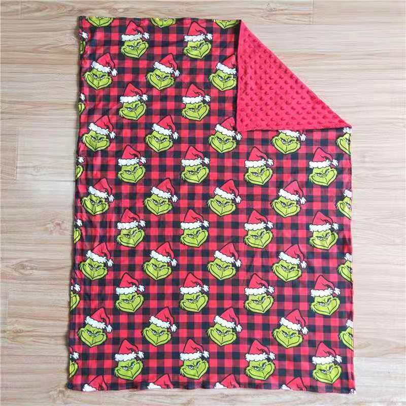 Sibling Baby Kids Christmas Blankets