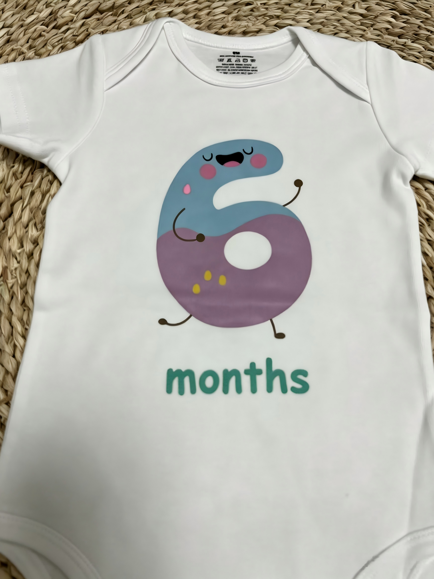 Sibling Baby Boys Girls Short Sleeve Vinyl Rompers