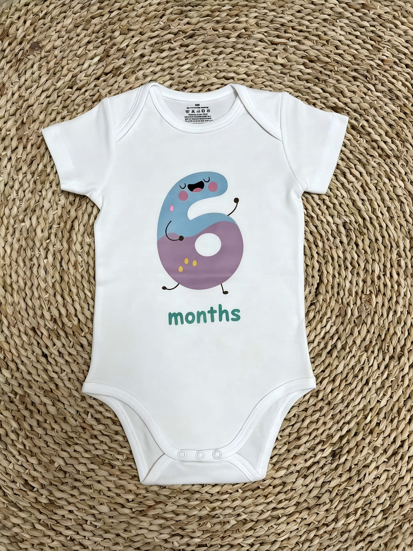 Sibling Baby Boys Girls Short Sleeve Vinyl Rompers