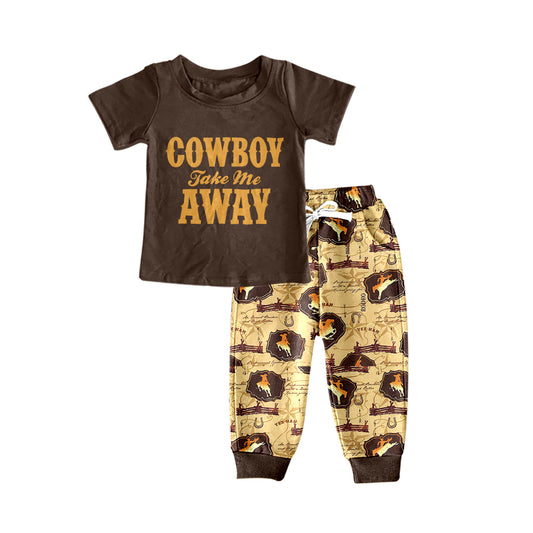 Baby Boys Cowboy Western Pants Clothes Sets preorder(moq 5)