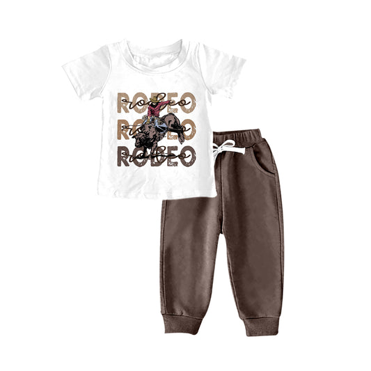 Baby Boys Rodeo Western Pants Clothes Sets preorder(moq 5)