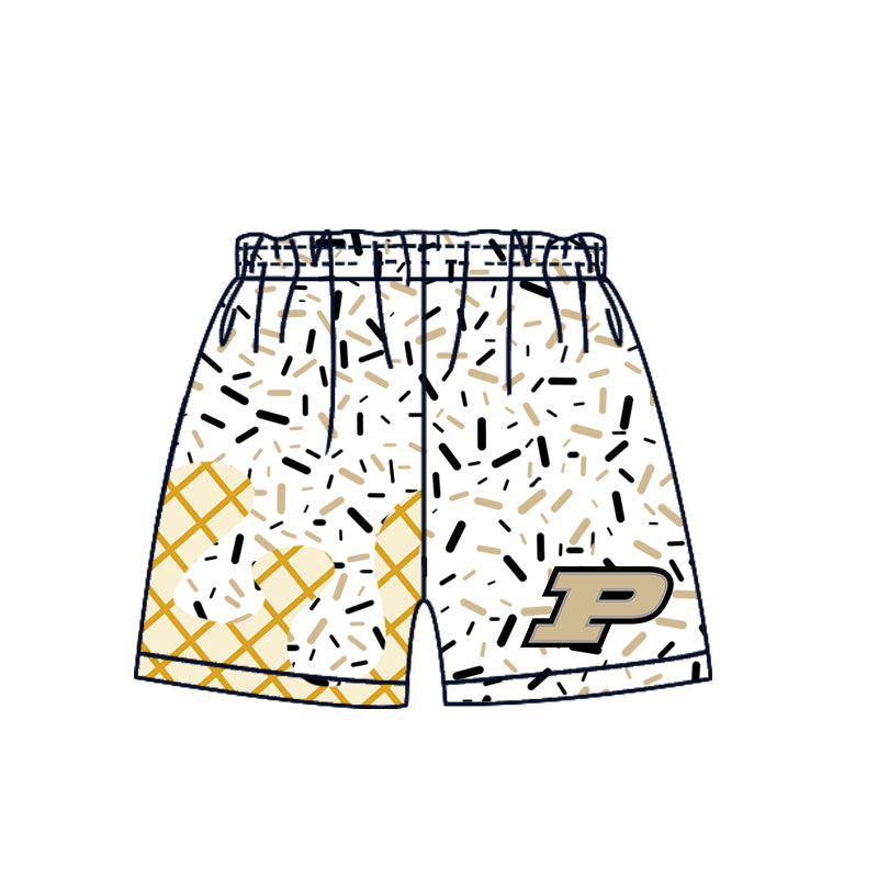 Preorder (moq 5)Baby Boys P Drip Team Shorts Bottom