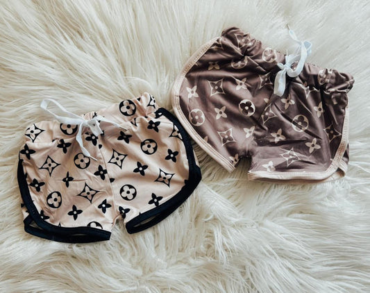 Preorder moq 5 each color Baby girls flowers sports Shorts Bottoms