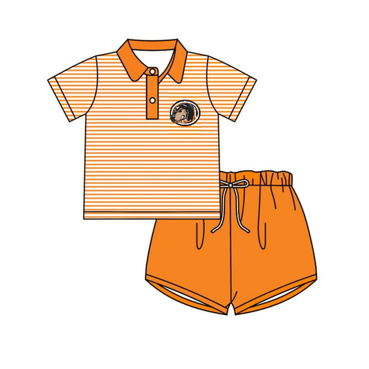 Baby Boys TN Dogs Team Pullover Tops Shorts Clothes Sets preorder (moq 5)