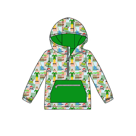 Baby Boys Christmas Shelf Candy Hooded Tops Preorder(moq 5)