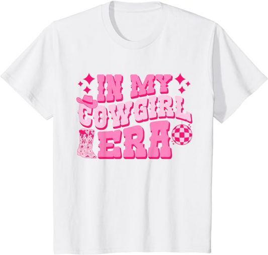 Baby Girls Cowgirl Era Short Sleeve Tee Tops Preorder(moq 5)