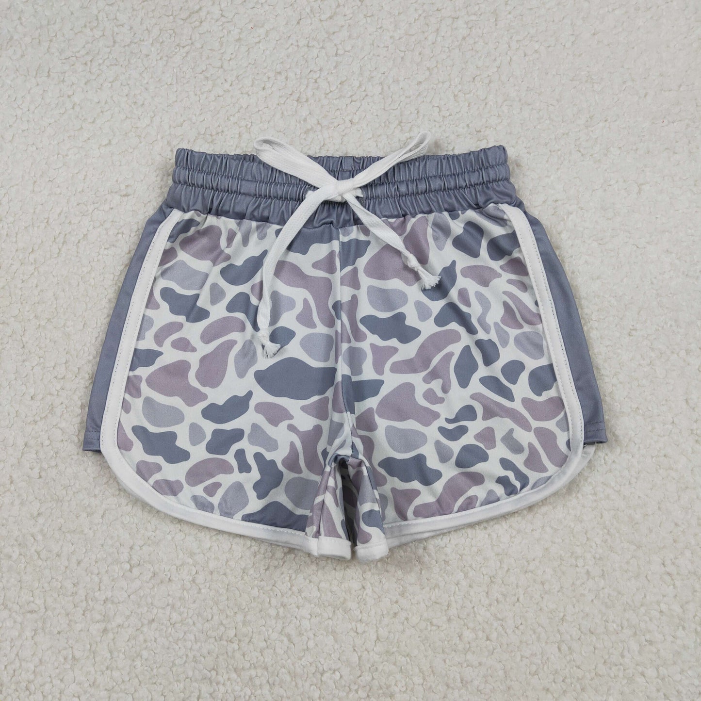 Baby Girls Southern Light Grey Camo Shorts Bottom