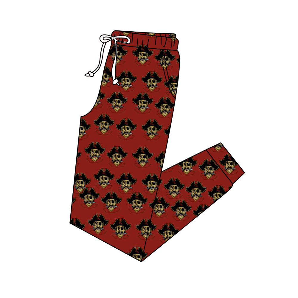 Preorder(moq 5) Adult Raider Red Jogger Pants