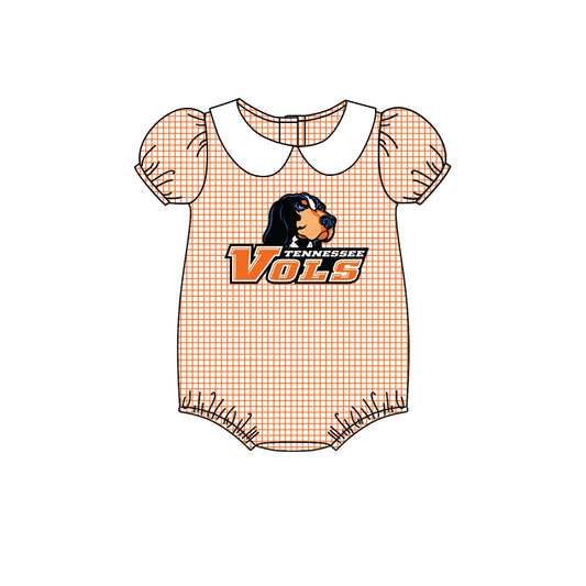 Baby Girls T Vols Team Short Sleeve Rompers preorder(moq 5)