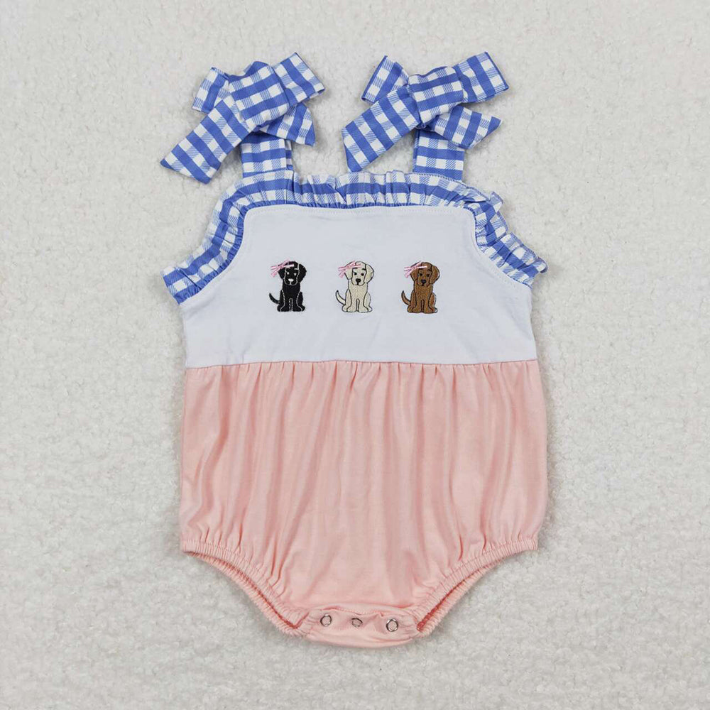 Baby Girls Dogs Boys Sibling Shorts Rompers Clothes Sets