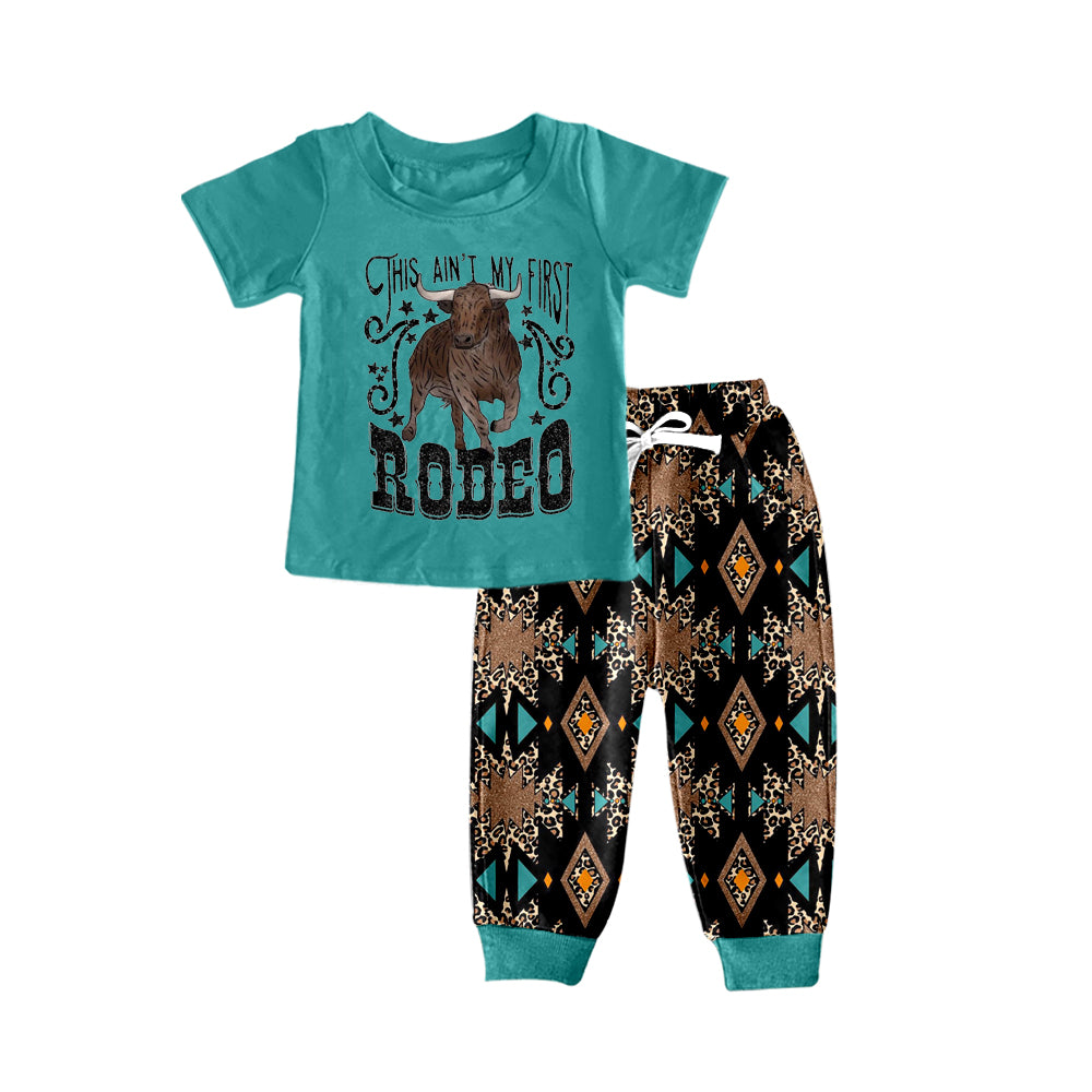 Baby Boys Rodeo Shirt Pants Clothing Sets preorder(moq 5)