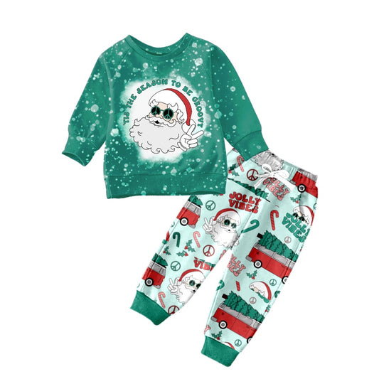 Baby Boys Christmas Santa Pants Clothing Sets preorder(moq 5)