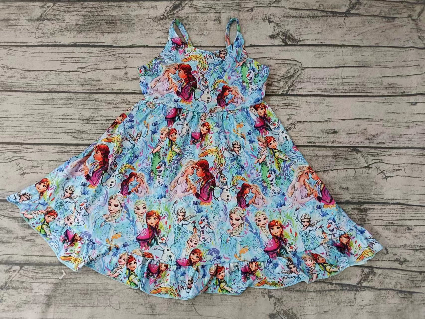 Baby Girls Princess Twirl Ruffle Dresses preorder(moq 5)